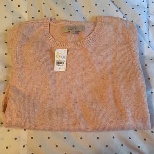 LOFT Pink Knit Sweater